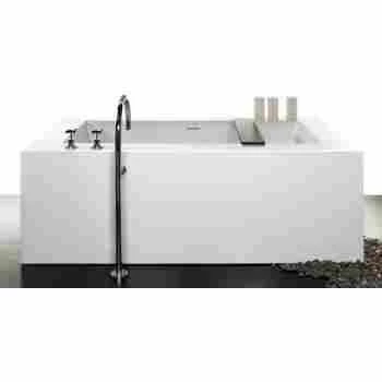 WetStyle BC0105-BN-COP-MA Cube Free Standing Soaker Tub In White Matte 3 WetStyle BC0105-BN-COP-MA Cube Free Standing Soaker Tub In White Matte