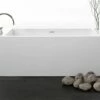 WetStyle BC0305-BN-GA Cube Collection Freestanding Soaker Tub In White True High Gloss 1 WetStyle BC0305-BN-GA Cube Collection Freestanding Soaker Tub In White True High Gloss -AF SUPPLY Sales Store BC0305 1