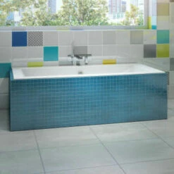 Bain Ultra BOOVRI20T-01 Origami Alcove/Drop-In/Undermount 72 Gallons Bathtub 72" L X 42" W X 22" H In White