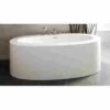 WetStyle BOV02-PC-COP-MA Ove Collection Freestanding Soaker Tub In White Matte -AF SUPPLY Sales Store BOV02PCMWCOP 2