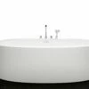 WetStyle BOV03-PC-COP-MA Ove Collection Freestanding Soaker Tub In White Matte -AF SUPPLY Sales Store BOV03