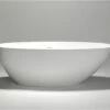 Blu Bathworks BT04080201M 71" Blu Stone Freestanding Bathtub In White 2 Blu Bathworks BT04080201M 71" Blu Stone Freestanding Bathtub In White -AF SUPPLY Sales Store BT04080201M