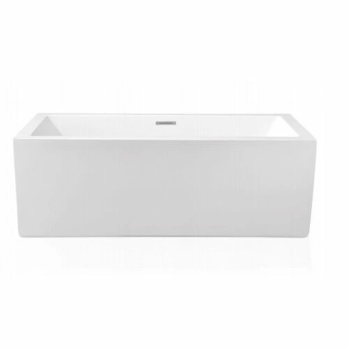 Blu Bathworks BT2022.15 Acrylic 60.25"L X 27.50"W X 23.50"H Freestanding Bathtub In White Gloss 4 Blu Bathworks BT2022.15 Acrylic 60.25"L X 27.50"W X 23.50"H Freestanding Bathtub In White Gloss - Image 2