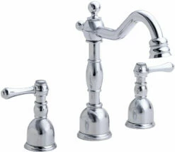 Danze D303257BS Opulence 2H Mini-Widespread Lavatory Faucet With Metal Touch Down Drain 1.2gpm In Satin Black