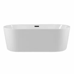 Emory And Bond EB40460 Camden Free Standing Bath Tub 60"L X 30"W X 23"H, Acrylic, Glossy, Oval, Center Drain, 61 Gallons -AF SUPPLY Sales Store EB40460