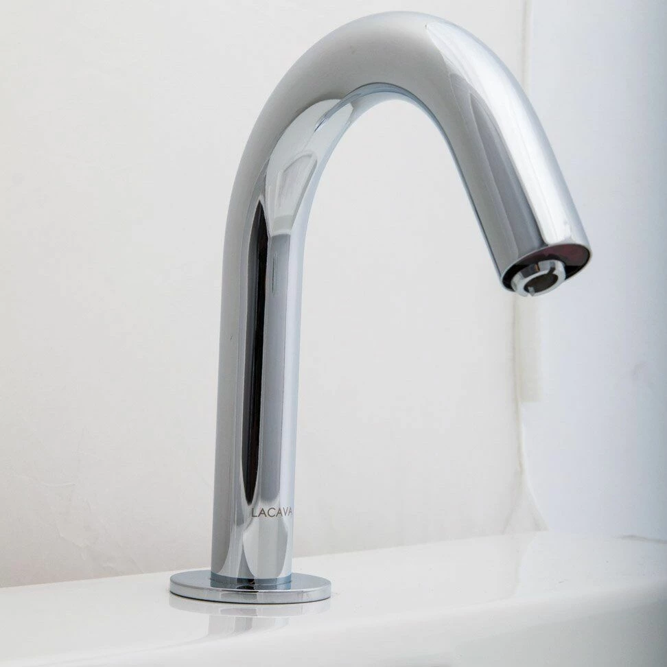 Lacava EX03A-CR Zoom Wall-mount Electronic Lavatory Faucet For Cold Or Premixed Water. Recommended Mixing Valves Sold Separately: EX20A Or EX25A. In Polished Chrome 3 Lacava EX03A-CR Zoom Wall-mount Electronic Lavatory Faucet For Cold Or Premixed Water. Recommended Mixing Valves Sold Separately: EX20A Or EX25A. In Polished Chrome