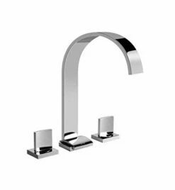 Graff G-1812-C14-PC Sade 14 3/8" H Widespread Lavatory Faucet In Polished Chrome