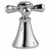 Delta H295 Cassidy Metal Cross Handle Set - Deck Mount Bathroom & Bidet In Chrome -AF SUPPLY Sales Store H295
