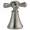 Delta H295SS Cassidy Metal Cross Handle Set - Deck Mount Bathroom & Bidet In Stainless -AF SUPPLY Sales Store H295SS