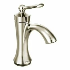 Moen 4500NL Wynford Single Hole Bathroom Faucet In Polished Nickel
