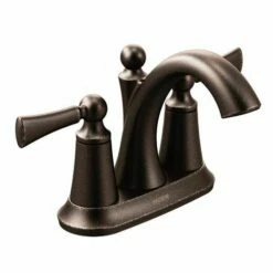 Moen 4505ORB Wynford Centerset Bathroom Faucet In Oil Rubbed Bronze