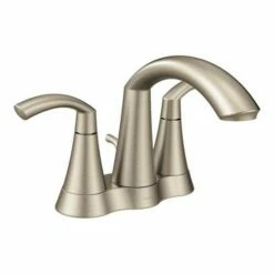 Moen 6172BN Glyde Centerset Bathroom Faucet In Brushed Nickel