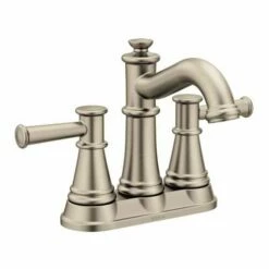 Moen 6401BN Belfield Centerset Bathroom Faucet In Brushed Nickel