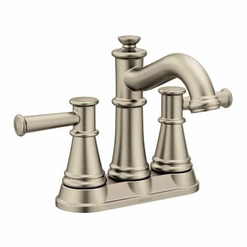 Moen 6401BN Belfield Centerset Bathroom Faucet In Brushed Nickel 3 Moen 6401BN Belfield Centerset Bathroom Faucet In Brushed Nickel