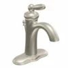 Moen 6600BN Brantford Deck Mount Bathroom Faucet In Brushed Nickel 2 Moen 6600BN Brantford Deck Mount Bathroom Faucet In Brushed Nickel -AF SUPPLY Sales Store MOE6600BN 2