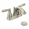 Moen 6610BN Brantford Centerset Bathroom Faucet In Brushed Nickel -AF SUPPLY Sales Store MOE6610BN 2