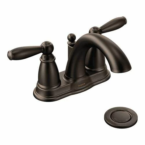 Moen 6610ORB Brantford Centerset Bathroom Faucet In Oil Rubbed Bronze 3 Moen 6610ORB Brantford Centerset Bathroom Faucet In Oil Rubbed Bronze