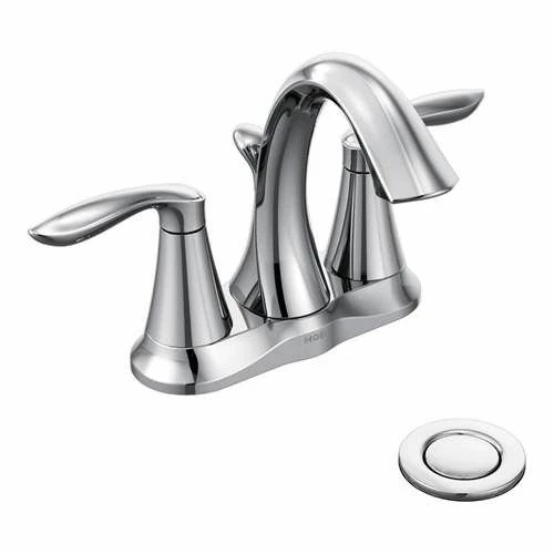 Moen 66410 Eva Centerset Bathroom Faucet In Chrome 3 Moen 66410 Eva Centerset Bathroom Faucet In Chrome