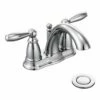 Moen 66610 Brantford Centerset Bathroom Faucet In Chrome -AF SUPPLY Sales Store MOE66610 2