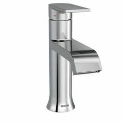 Moen 6702 Genta Single Hole Bathroom Faucet In Chrome