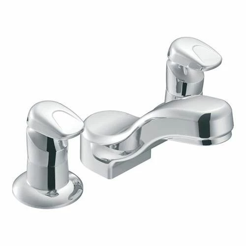 Moen 8889 M-Press Widespread Bathroom Faucet In Chrome 3 Moen 8889 M-Press Widespread Bathroom Faucet In Chrome