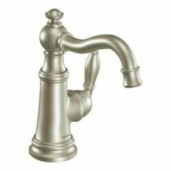 Moen S42107BN Weymouth Single Hole Bathroom Faucet In Brushed Nickel
