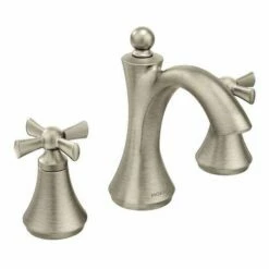 Moen T4524BN Wynford Mini Widespread Bathroom Faucet In Brushed Nickel