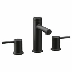 Moen T6193BL Align Widespread Bathroom Faucet Matte Black