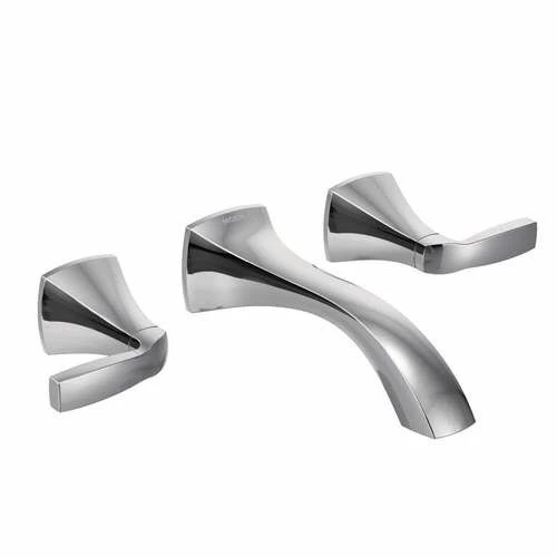 Moen T6906 Voss Wall Mount Bathroom Faucet In Chrome 3 Moen T6906 Voss Wall Mount Bathroom Faucet In Chrome