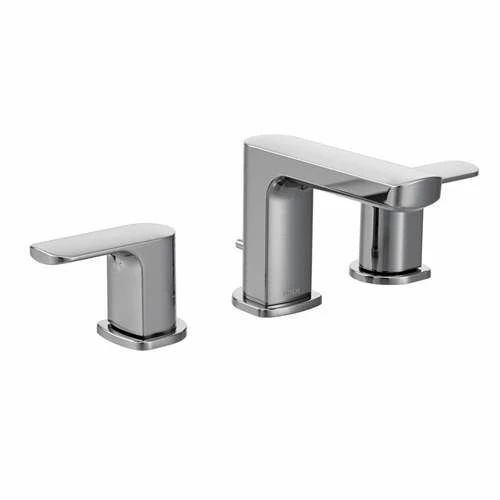 Moen T6920 Rizon Widespread Bathroom Faucet In Chrome 3 Moen T6920 Rizon Widespread Bathroom Faucet In Chrome