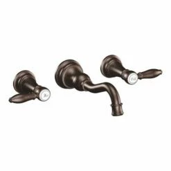 Moen TS42106ORB Weymouth Wall Mount Bathroom Faucet In Oil Rubbed Bronze