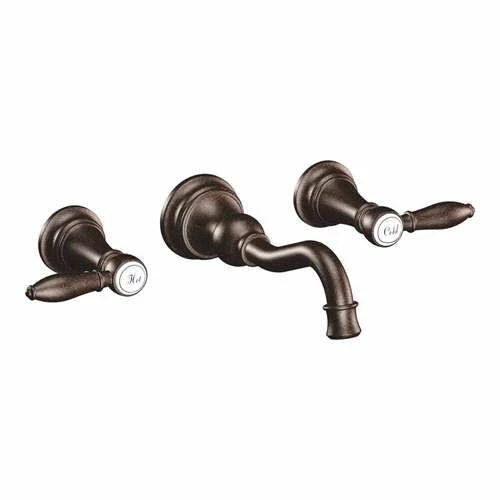 Moen TS42106ORB Weymouth Wall Mount Bathroom Faucet In Oil Rubbed Bronze 3 Moen TS42106ORB Weymouth Wall Mount Bathroom Faucet In Oil Rubbed Bronze