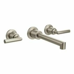 Moen TS43003BN Arris Wall Mount Bathroom Faucet In Brushed Nickel