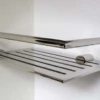 Frost Design N1938 Nova2 Shower Corner Shelf In Brushed -AF SUPPLY Sales Store N1938