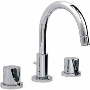 Milano SAR100APC BEL100APC Bel Fiore Deck Mounted Three Hole Lavatory Faucet In Polished Chrome 3 Milano SAR100APC BEL100APC Bel Fiore Deck Mounted Three Hole Lavatory Faucet In Polished Chrome