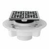 Rohl SDPVC2/3-3142APC Weave Pvc 2" X 3" Drain Kit With 3142 Decorative Cover In Polished Chrome