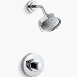Kohler T10056-9-CP Oblo Rite-Temp Pressure-balancing Shower Faucet Trim, Valve Not Included In Polished Chrome