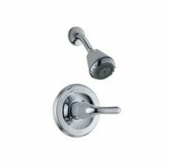 Delta T14230-CBLHP Innovations Single Handle Shower Only Faucet Trim In Polished Chrome And Polished Brass