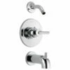 Delta T14459-LHD Trinsic Monitor 14 Series Tub & Shower Trim - Less Head In Chrome -AF SUPPLY Sales Store T14459 LHD