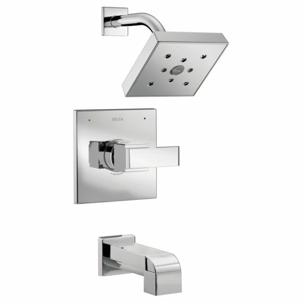 Delta T14467 Ara Monitor 14 Series H2Okinetic Tub & Shower Trim In Chrome 3 Delta T14467 Ara Monitor 14 Series H2Okinetic Tub & Shower Trim In Chrome