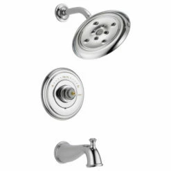 Delta T14497-LHP Cassidy Monitor 14 Series H2Okinetic Tub & Shower Trim - Less Handle In Chrome