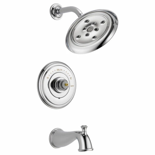 Delta T14497-LHP Cassidy Monitor 14 Series H2Okinetic Tub & Shower Trim - Less Handle In Chrome 3 Delta T14497-LHP Cassidy Monitor 14 Series H2Okinetic Tub & Shower Trim - Less Handle In Chrome