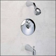 American Standard T335000.002 Amarilis Single Handle Pressure Balanced Tub And Shower Trim With Multi Function Showerhead, Polished Chrome