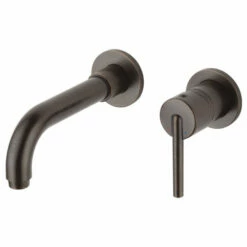 Delta T3559LF-RBWL Trinsic Single Handle Wall Mount Bathroom Faucet Trim In Venetian Bronze