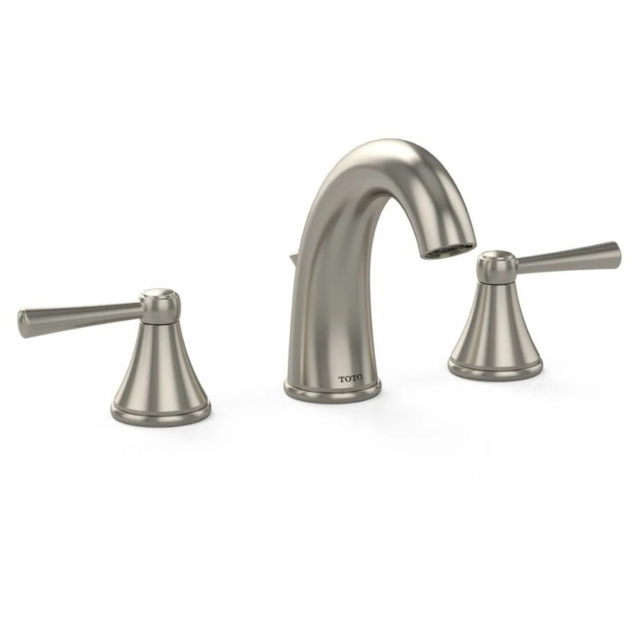 Toto TL210DD12#BN Silas Widespread Lavatory Faucet In Brushed Nickel 3 Toto TL210DD12#BN Silas Widespread Lavatory Faucet In Brushed Nickel