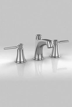 Toto TL211DD#CP Keane Two Handle Widespread 1.5 GPM Bathroom Sink Faucet In Brushed Nickel