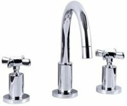 Milano AF317-0100 BEL100APC Bel Fiore Deck Mounted Three Hole Lavatory Faucet In Polished Chrome
