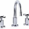 Milano AF317-9200 BEL100ASN Bel Fiore Deck Mounted Three Hole Lavatory Faucet In Satin Nickel -AF SUPPLY Sales Store TRI100ASN