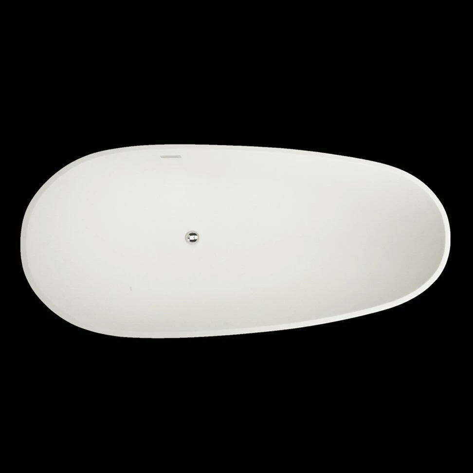 Lacava TUB04-001G Ovale Free-standing Soaking Bathtub Made Of White Solid Surface With An Overflow And Polished Chrome Drain, Net Weight 232lbs. Water Capacity 87 Gal.W: 70 7/8D: 32 1/4 H: 20 1/4 In Gloss White 3 Lacava TUB04-001G Ovale Free-standing Soaking Bathtub Made Of White Solid Surface With An Overflow And Polished Chrome Drain, Net Weight 232lbs. Water Capacity 87 Gal.W: 70 7/8D: 32 1/4 H: 20 1/4 In Gloss White
