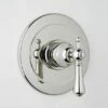 Rohl U.6700X-PN Perrin Pressure Balance Bath Or Shower Trim W/Volume Control W/O Diverter Cross Handle In Polished Nickel